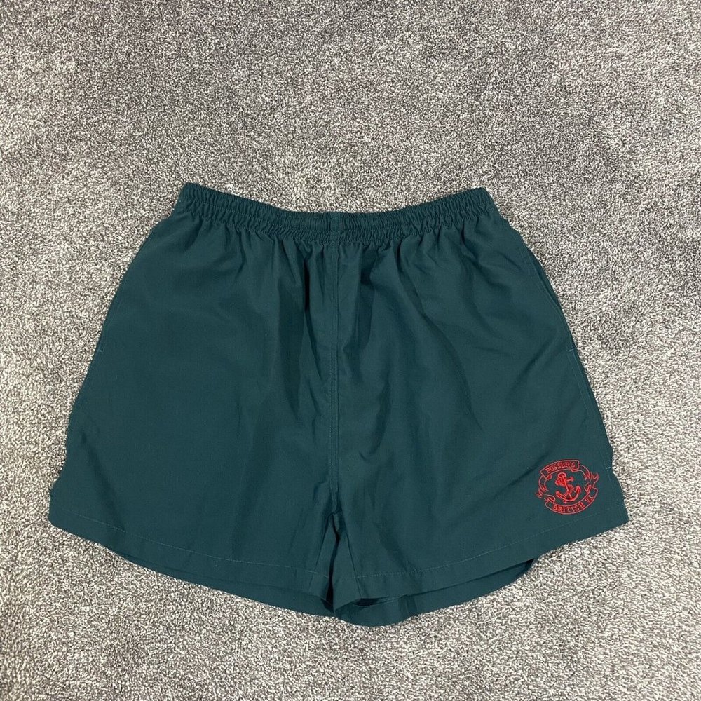 Vintage Pussers Green British Virgin Islands Adult Men Swim Trunks Short XL